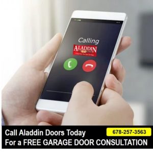 Free mobile garage door consultation graphic