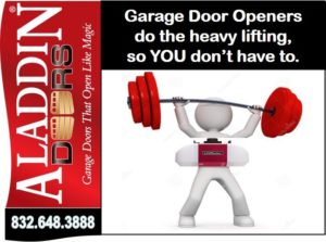 garage door opener services for Houston graphic