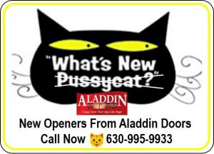 "what's new" garage door illustration naperville IL